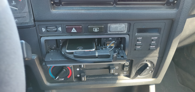 This is my trick stereo the iPod hides inside so thieves can’t see it.